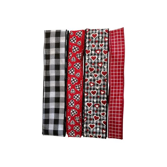 Complete DIY Valentines Day RV Camper Wreath Making Kit, Sign Ribbon Bundle Set - Picture 2 of 3